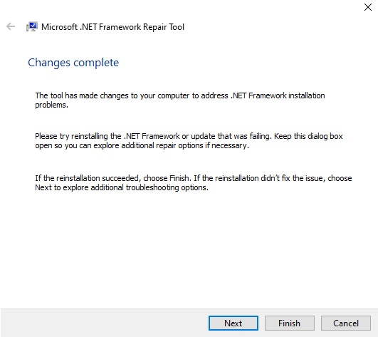 Microsoft Framework Repair Tool